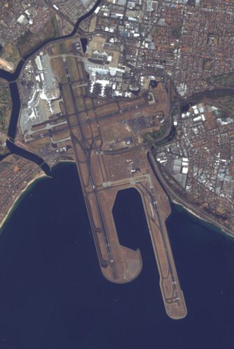 Imatge de l'aeroport de Sidney (Satèl·lit)